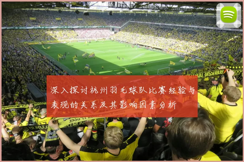 深入探讨杭州羽毛球队比赛经验与表现的关系及其影响因素分析